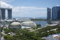 Singapore Esplanade building during the day Royalty Free Stock Photo