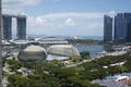 Singapore Esplanade building during the day Royalty Free Stock Photo