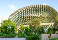 Singapore-26 FEB 2020:The Esplanade Opera building with outdoor landscape Royalty Free Stock Photo