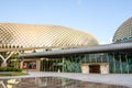 Singapore-26 FEB 2020:The Esplanade Opera building with outdoor landscape Royalty Free Stock Photo