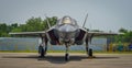 F-22 Raptor aircraft in Changi, Singapore