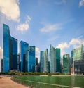 Singapore-Marina Bay Financial Centre Royalty Free Stock Photo