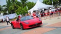 Singapore Ferrari Club Owners showcasing their Ferrari cars during Singapore Yacht Show at One Degree 15 Marina Club Sentosa Cove