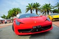 Singapore Ferrari Club Owners showcasing their Ferrari cars during Singapore Yacht Show at One Degree 15 Marina Club Sentosa Cove