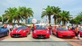 Singapore Ferrari Club Owners showcasing their Ferrari cars during Singapore Yacht Show at One Degree 15 Marina Club Sentosa Cove