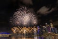 Singapore fireworks countdown celebration at Marina Bay, New Year Firework