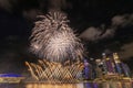 Singapore fireworks display celebration at Marina Bay