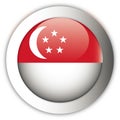 Singapore Flag Aqua Button