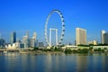 The Singapore Flyer and Cityscape