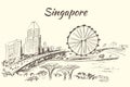 The Singapore Flyer - Singapore Royalty Free Stock Photo