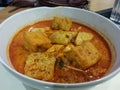 Singapore food style chicken tofu very delicious laksa