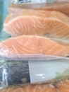 Singapore : Frozen Salmon cut on sale