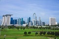Golf course green lawn in Singapore Royalty Free Stock Photo