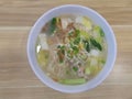 Singapore : hand made noodle soup