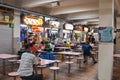 Singapore Hawker Centre and Food Stalls Royalty Free Stock Photo