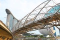 Singapore Helix bridge Royalty Free Stock Photo