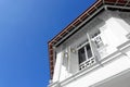 Singapore heritage shop house facade Royalty Free Stock Photo