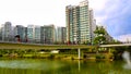 Singapore Housing Development Board House at Punggol Edgedale Plain Royalty Free Stock Photo