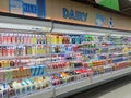 Singapore: Imported dairy product on display