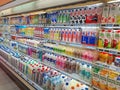 Singapore: Imported dairy product on display