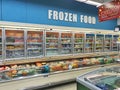 Singapore: Imported frozen product on display