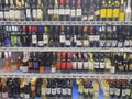 Singapore: Imported wine product on display