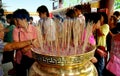 Singapore: Incense Sticks at Chinese Temple