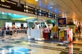 Singapore :Information counter at Changi Airport