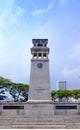 Singapore-20 JAN 2017:Singapore The Cenotaph memorial monument front facade view