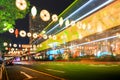 Singapore-22 JAN 2020Ã¯Â¼Å¡singapore chinatown chinese new year street decoration light night view