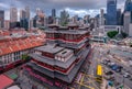 SINGAPORE-JANUARY 26,2020:The Buddha`s Relic Tooth Temple in Singapore`s Chinatown Royalty Free Stock Photo