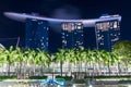 Singapore, 2017 January 10 - Landscape of the Marina Bay Sands h