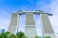 SINGAPORE-JANUARY 26,2020:Marina bay sands hotel in Singapore , this iconic place will blow your mind such an amazing buildings