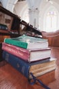 Religious books in St Andrew Cathedral, Singapore