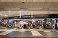 Singapore Changi Airport duty free shopping area.