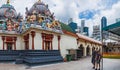 Sri Mariamman Hindu Temple in Chinatown, Singapore Royalty Free Stock Photo