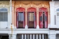 Old traditional shop house buildings Singapore Royalty Free Stock Photo