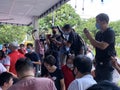 Progress Singapore Party PSP creating a crowd in Yishun coffeeshop, causing a din, disturbing the residents