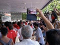 Progress Singapore Party PSP creating a crowd in Yishun coffeeshop, causing a din, disturbing the residents