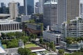 City Hall area in Singapore which located at the heart of civic district