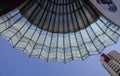 Futuristic roof of shopping mall in Singapore