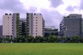 Singapore Jun2020 Panoramic view of Khoo Teck Puat Hospital, an integrated development together with the adjoining Yishun Royalty Free Stock Photo