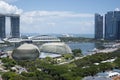 Singapore Esplanade building during the day Royalty Free Stock Photo