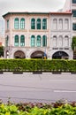 SINGAPORE - JUNE 22, 2016 : Shop house in Singapore Royalty Free Stock Photo