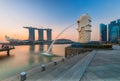 Singapore landmark Merlion Royalty Free Stock Photo