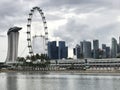 Singapore landmarks from Tanjong Rhu Park