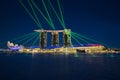 Singapore & Lights Royalty Free Stock Photo