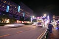 Singapore little india 22 june 2022. street lighting and traffic in little india