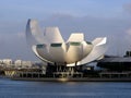 ArtScience Museum, one of the most representative buildings of Singapore in Marina Bay
