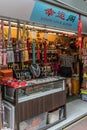 Good Luck kiosk in Chinatown, Singapore